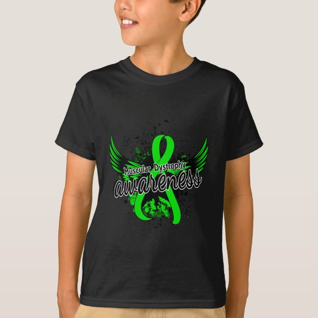 Muskulös Dystrophymedvetenhet 16 Tee Shirt (Framsida)
