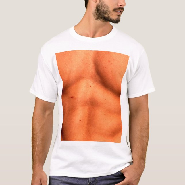 muskulös illusion t-shirt (Framsida)