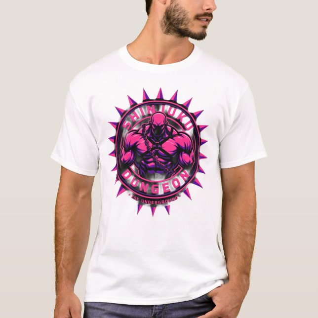 muskulös man t shirt (Framsida)