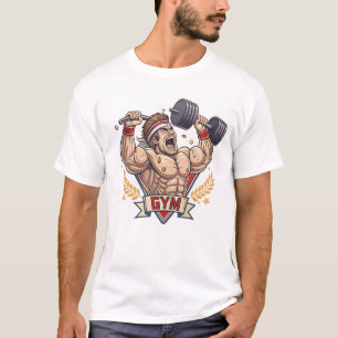 Muskuloskeletala Bodybuilding der Silhouette T Shirt