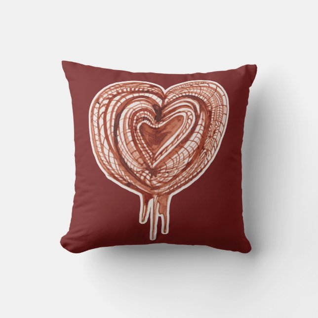 Muskuloskeletala pump (hjärta) teckning kudde (Framsida)