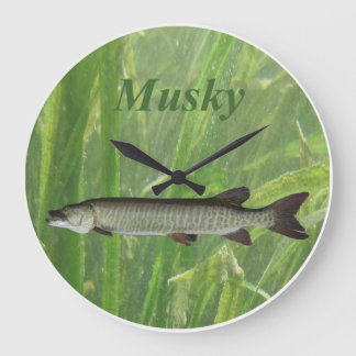 Musky Clock Stor Klocka