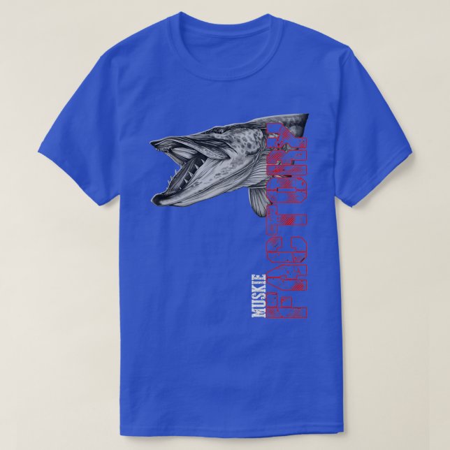 Musky Fishing Muskie Factory T Shirt (Design framsida)