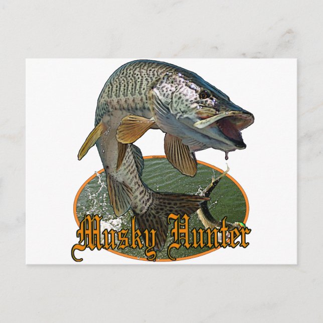 Musky Hunter 9 Vykort (Framsida)