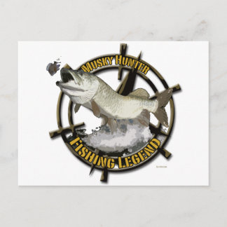 Musky Hunter legend Vykort
