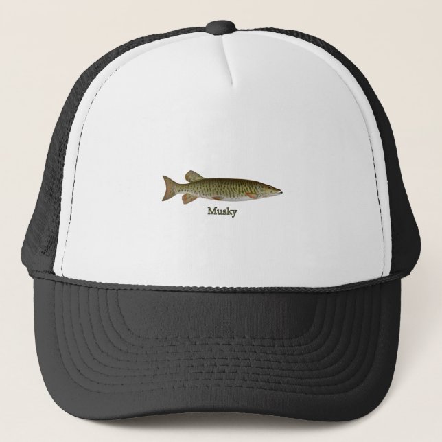Musky (muskellunge) keps (Framsida)
