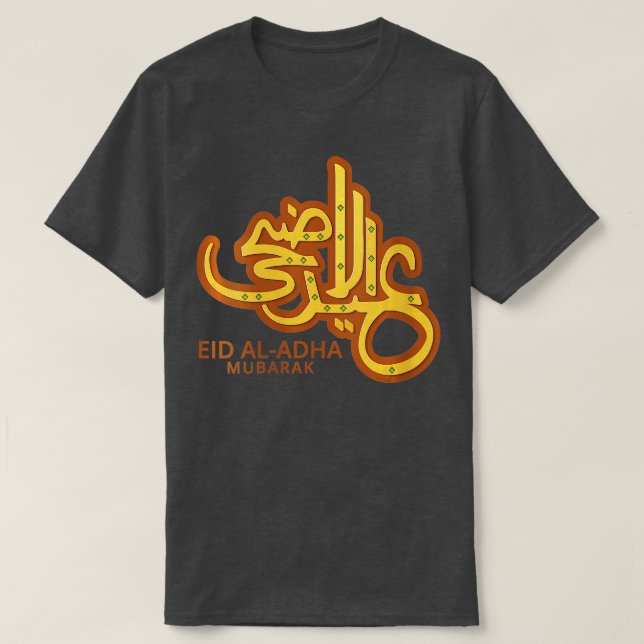 Musli för kvinnodagen Eid Al Adha Eid Mubarak Lyck T Shirt (Design framsida)