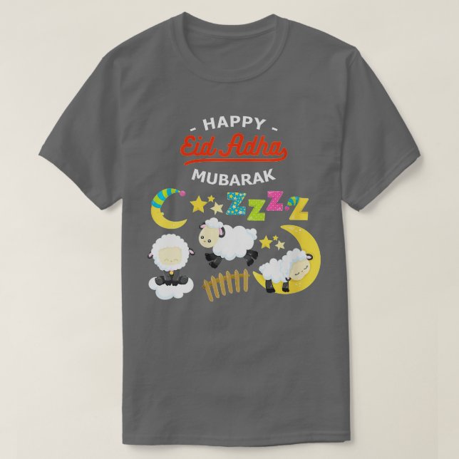 Musli för kvinnodagen Eid Al Adha Eid Mubarak Lyck T Shirt (Design framsida)