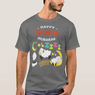 Musli för kvinnodagen Eid Al Adha Eid Mubarak Lyck T Shirt