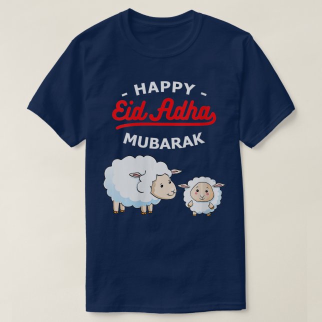 Musli för kvinnodagen Eid Al Adha Eid Mubarak Lyck T Shirt (Design framsida)