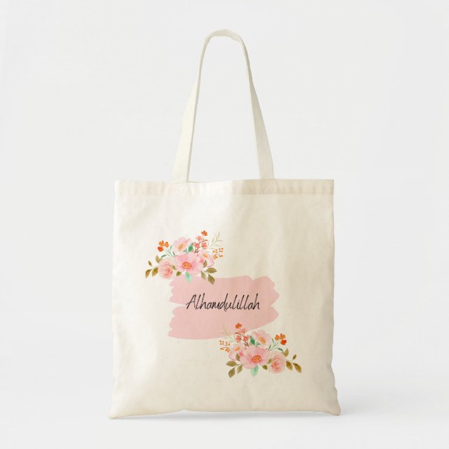 Muslim Alhamdulillah tote bag Tygkasse (Framsidan)