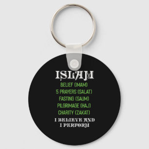 Muslim Allah Imam Prayers Religion Pilgrimage Mecc Nyckelring