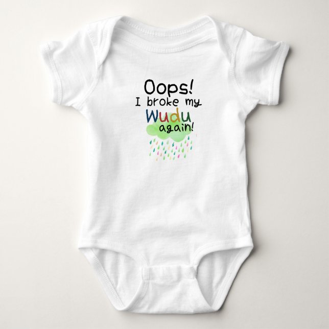 Muslim Baby odlar islamisk gåva till barn T Shirt (Framsida)