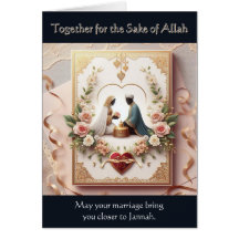 Muslim Bröllop Card