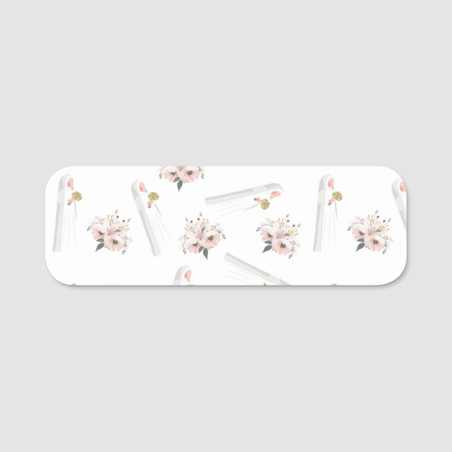 Muslim Bröllop Ro&Bride Classic Namn bricka Namnbricka (Framsida)