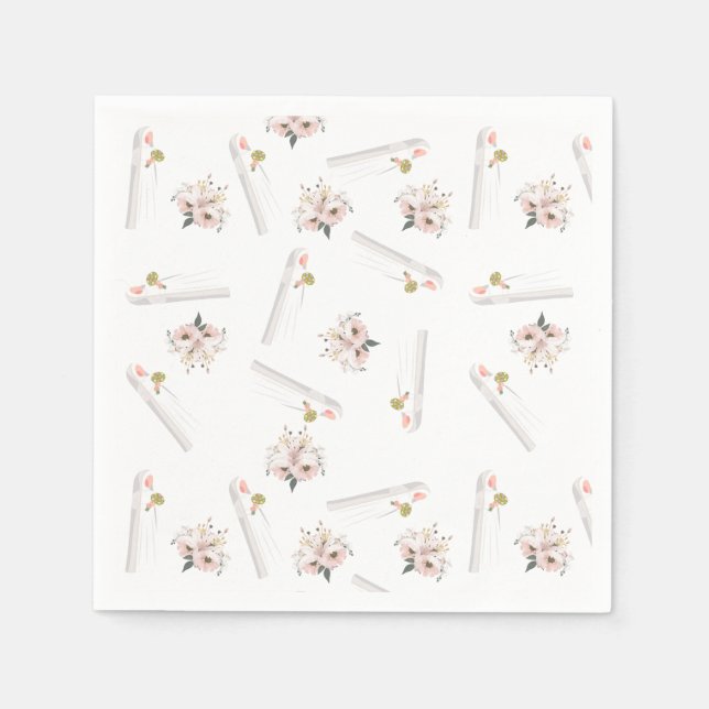 Muslim Bröllop Ro&Bride Pappersservett (Framsidan)