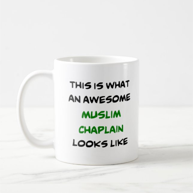 Muslim chaplain, fantastisk kaffemugg (Vänster)