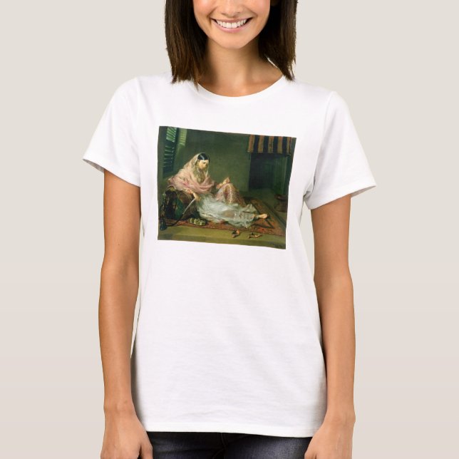 Muslim Dam Reclining, 1789 (oil on canvas) Tee Shirt (Framsida)