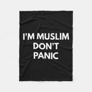 Muslim Dont Panic - Trump Shirts Fleecefilt