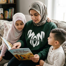 muslim mamma hjärta sweatshirt