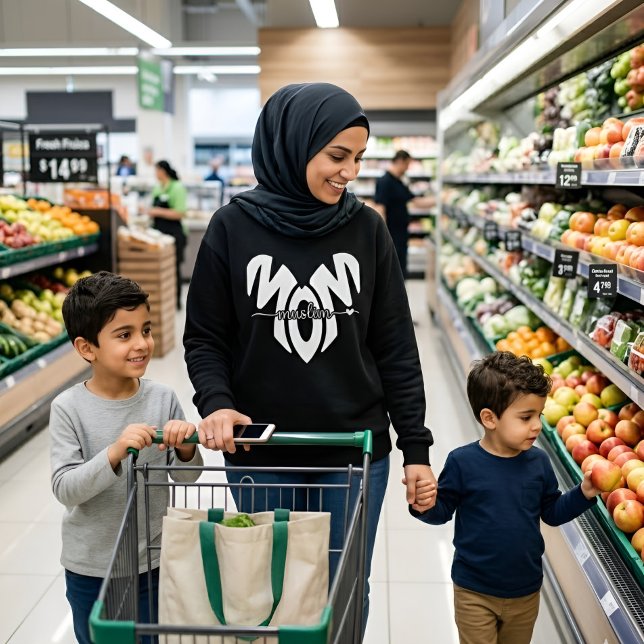 muslim mamma hjärta sweatshirt t shirt (Skapare uppladdad)