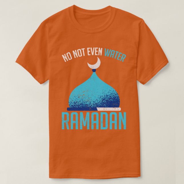Muslim Mosque Islamic Fasting Ramadan T Shirt (Design framsida)