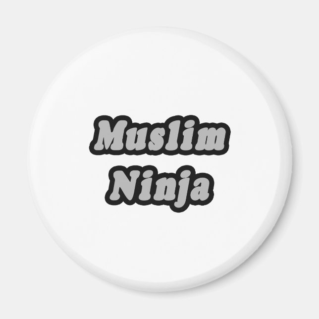 Muslim Ninja Magnet (Framsidan)
