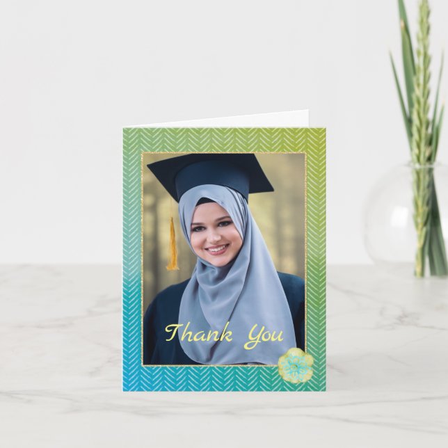 Muslim Photo Studenten - tackkort (Framsida)