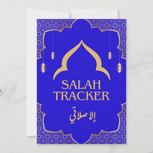 Muslim Salah Weekly Tracker Spara Datumet (Framsida)