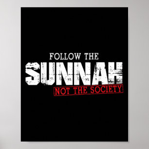 Muslim som säger islamisk citat följer inte sunnah poster