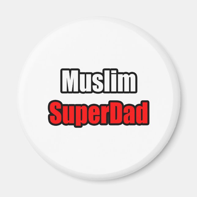 Muslim SuperPappa Magnet (Framsidan)