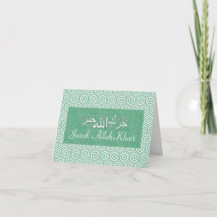 Muslim tack kort