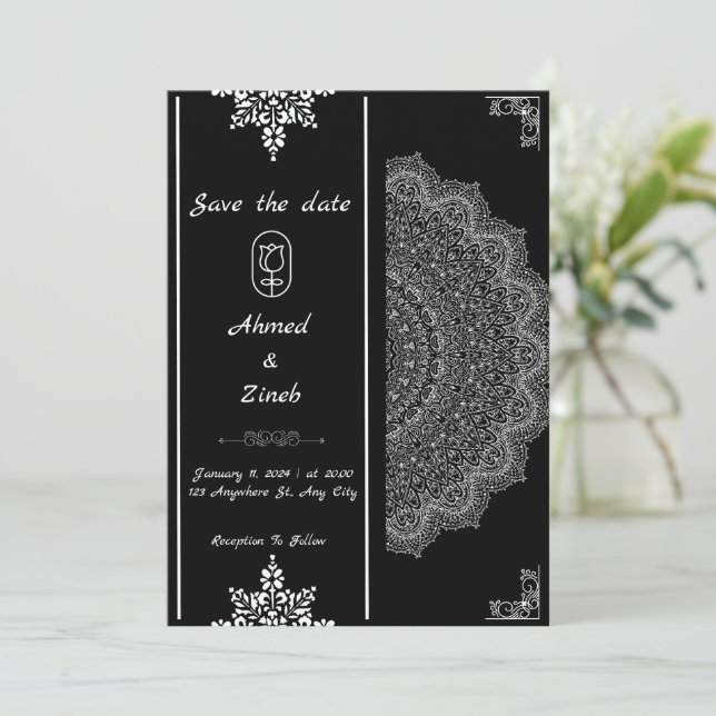 Muslim-vig datum för att spara datumet (Stående Fram)