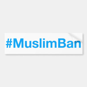 #MuslimBan Bildekal