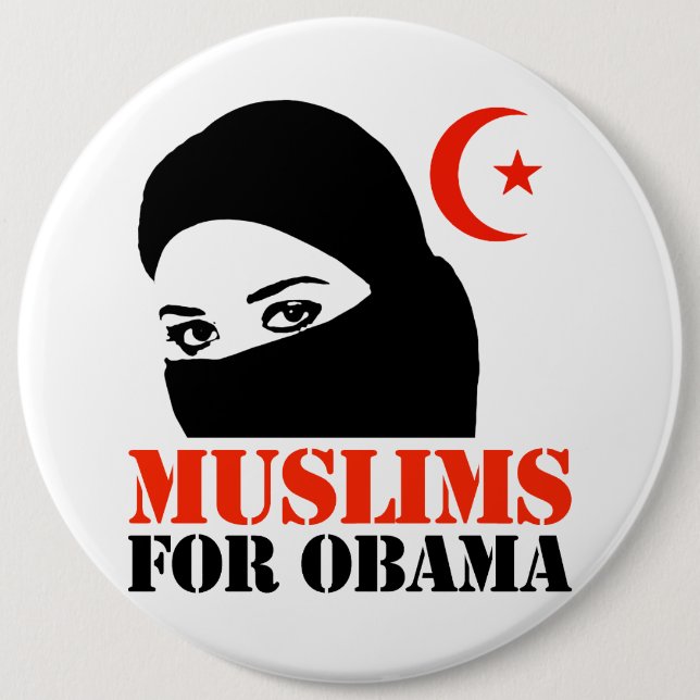 Muslimer för Obama Knapp (Framsida)