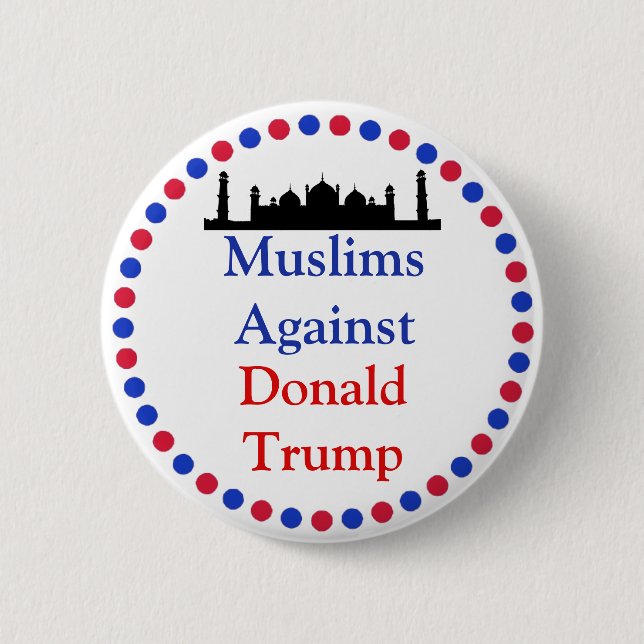 Muslimer mot Donald Trump-knapp Knapp (Framsida)