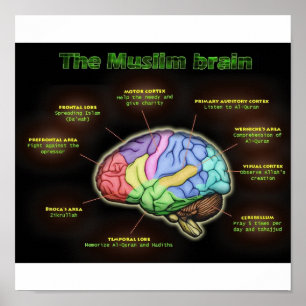 MUSLIMHJÄRNaffischen Poster