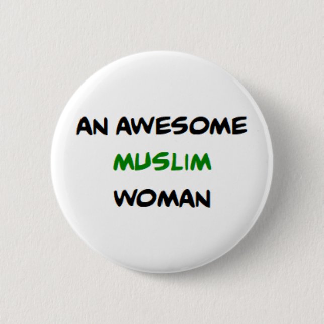 muslimkvinna, fantastisk knapp (Framsida)