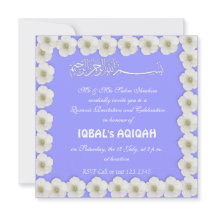 Muslimpojkeblått Aqiqah