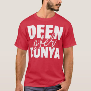 Muslimsk motivation som säger islamiskt citat Deen T Shirt