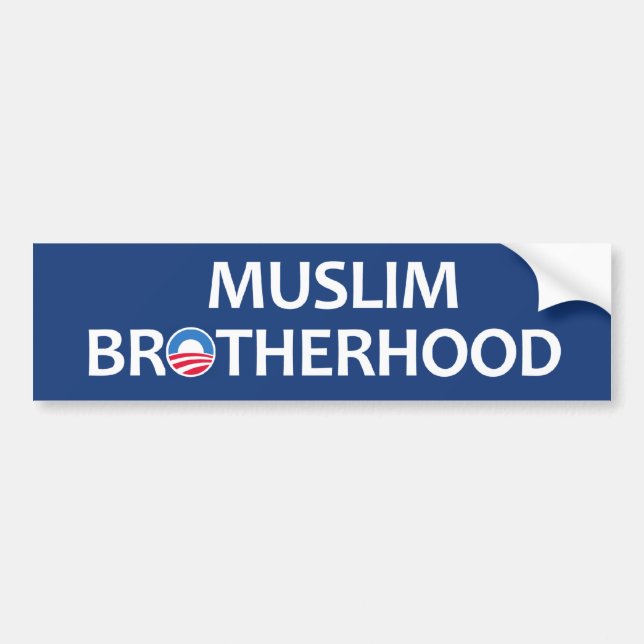 Muslimska brödraskapet bildekal (Framsidan)