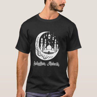Muslimska Lycklig Ramadan 2025 Firande Mosq T Shirt