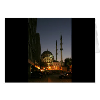 Muslimska moskéer i Istanbul, Turkiet Hälsningskort