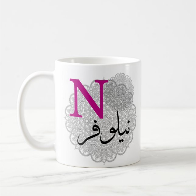 Muslimska namn-gåvor kaffemugg (Vänster)