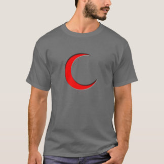 Muslimskjorta med halvmånesymbol tee