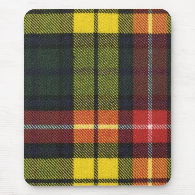 Musmatt Buchanan Modern Tartanmönster Musmatta (Framsidan)