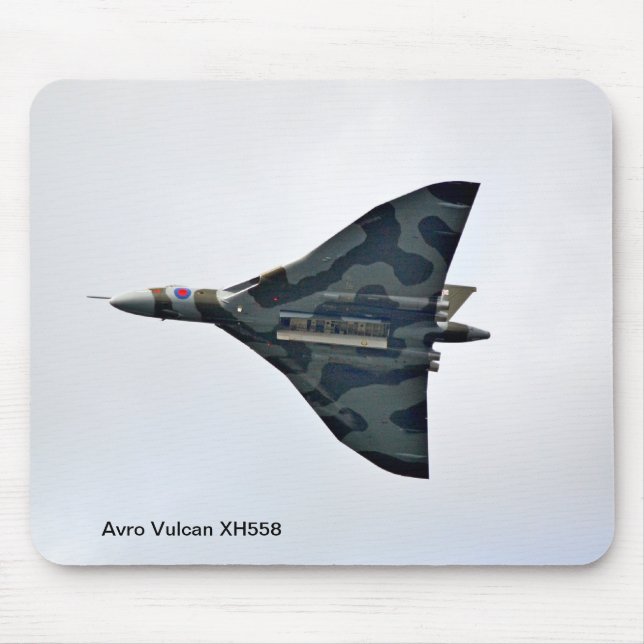 Musmatta Avro vulcan XH558 (Framsidan)