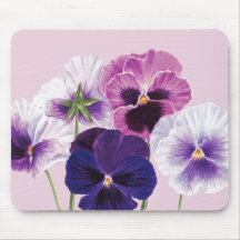 Musmatta - Blommigt Pansy Design
