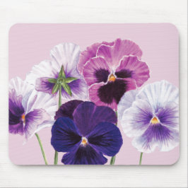 Musmatta - Blommigt Pansy Design