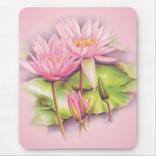 musmatta för rosa bra art blommigt i vatten